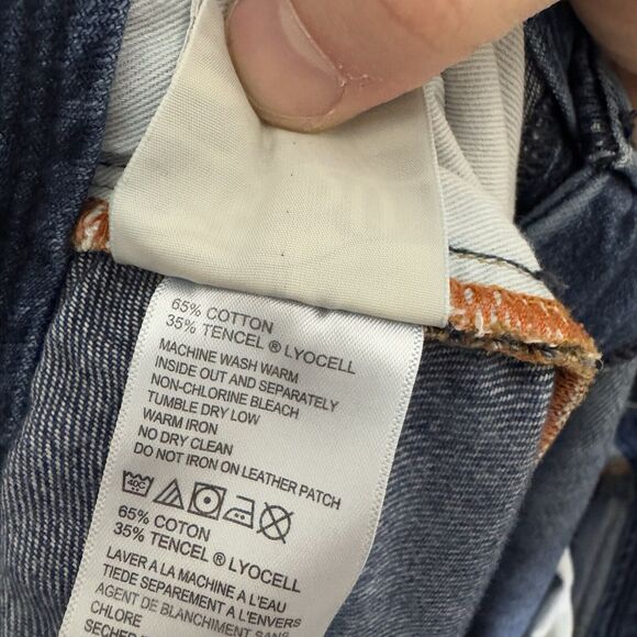 S Tommy Bahama‎ Jeans Mens 38x30 Blue Straight Leg Denim Stretch Standard - Picture 10 of 10